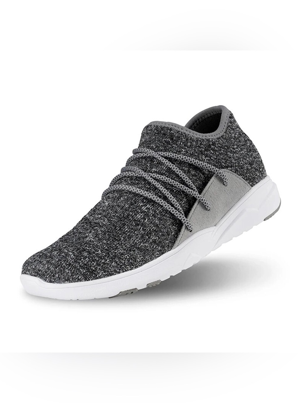 Vessi Cityscape Heather Gray Lace up Waterproof Sneakers Shoes, Size 6 women’s.